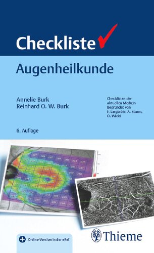 Checkliste Augenheilkunde (Checklisten Medizin)