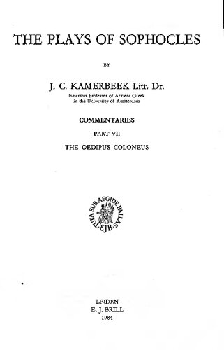 The Oedipus Coloneus