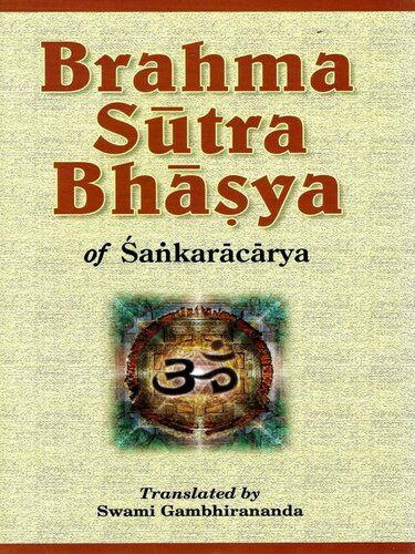 Brahma Sutra Bhasya Of Shankaracharya