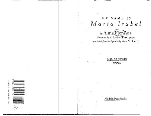 My Name Is Maria Isabel