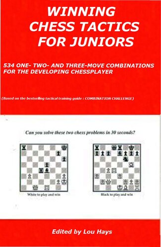Winning chess tactics for juniors : 534 one- two- and three-move combinations for the developing chessplayer