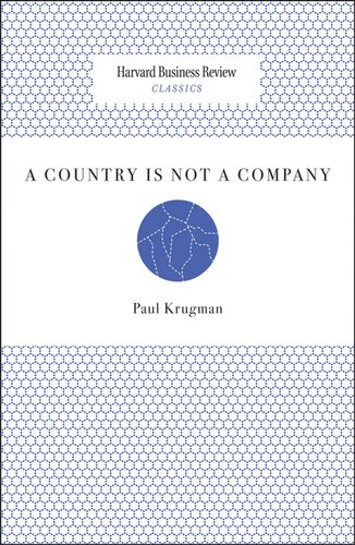 A Country Is Not a Company (Harvard Business Review Classics)