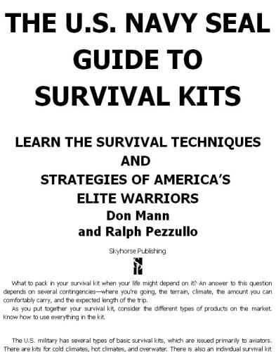 The U.S. Navy SEAL guide to survival kits