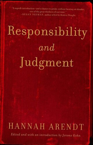 Responsibility and Judgment