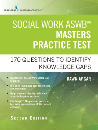 Social Work ASWB Masters Practice Test: 170 Questions to Identify Knowledge Gaps