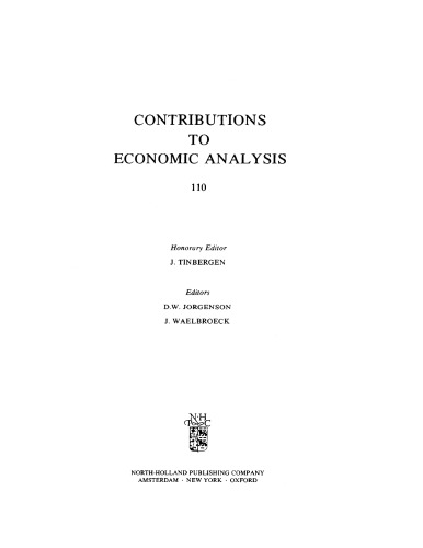 Production Economics: A Dual Approach to Theory and Applications