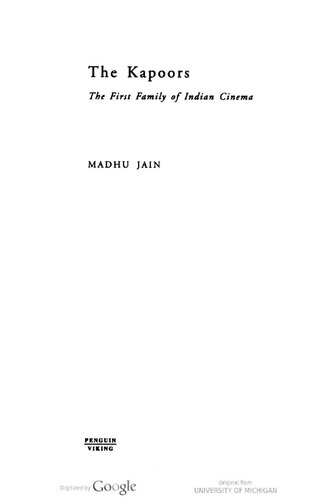 The Kapoors: The First Family of Indian Cinema