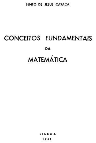 Conceitos Fundamentais da Matemática