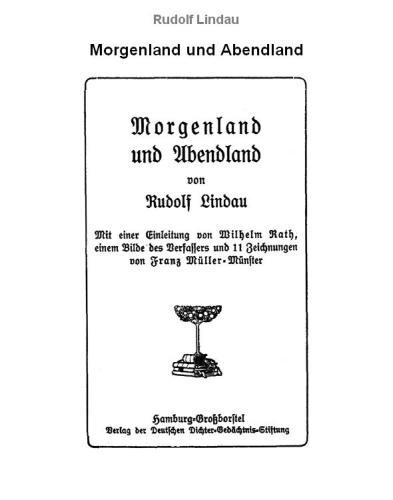 Morgenland und Abendland