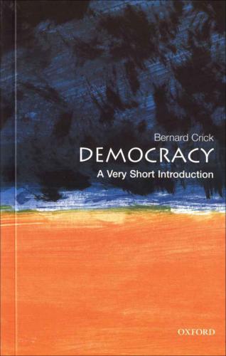 Democracy: A Very Short Introduction