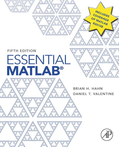 Essential MATLAB for engineers and scientists