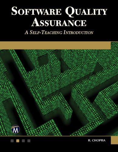 Software quality assurance: a self-teaching introduction