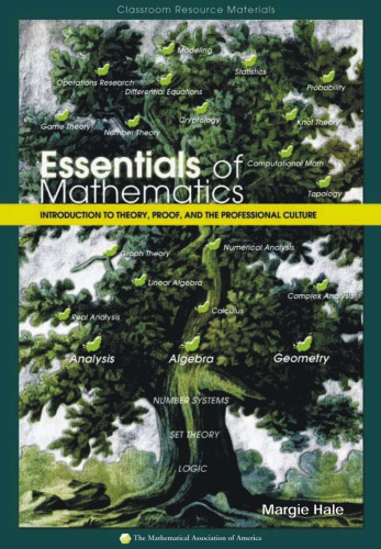 Essentials of Mathematics: Introduction to Theory, Proof, and the Professional Culture