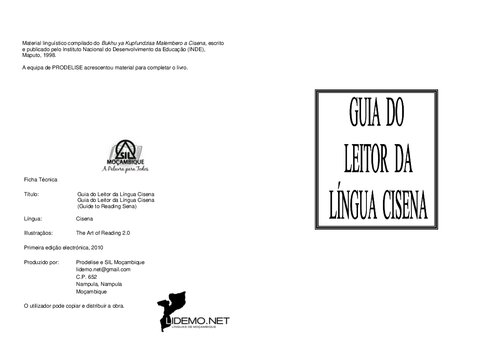 Guia do Leitor da Língua Cisena