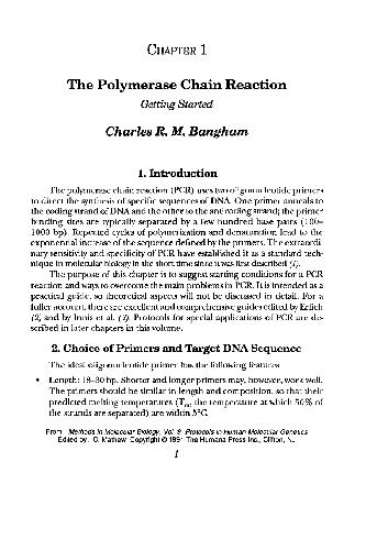 Protocols In Human Molecular Genetics