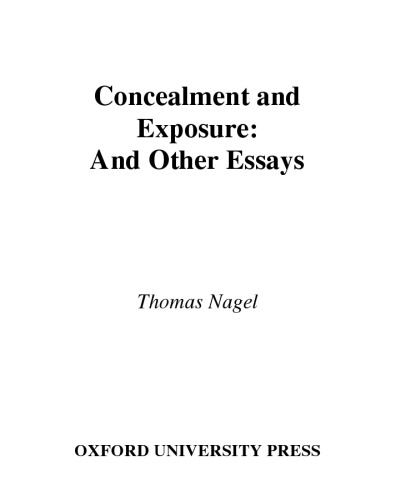 Concealment and Exposure