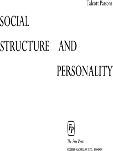 Social structure and personality