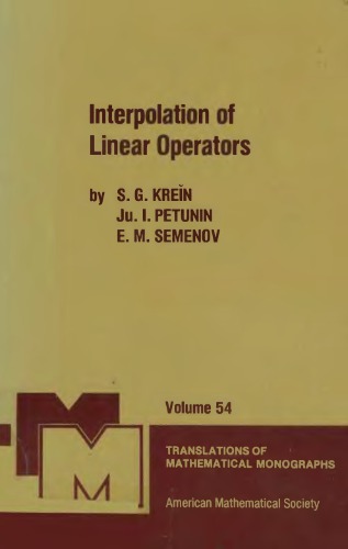Interpolation of linear operators