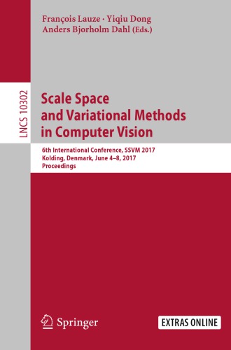 Scale Space and Variational Methods in Computer Vision, 6 conf., SSVM 2017