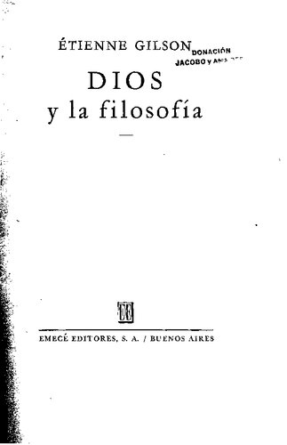 Dios Y La Filosofia
