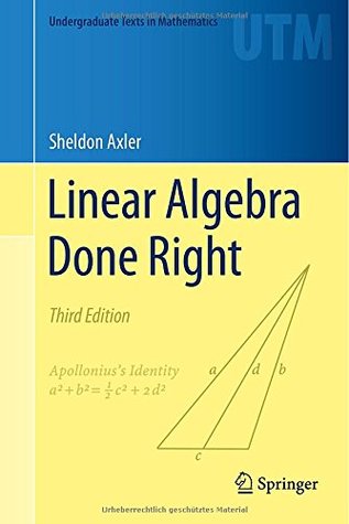 Linear algebra done right