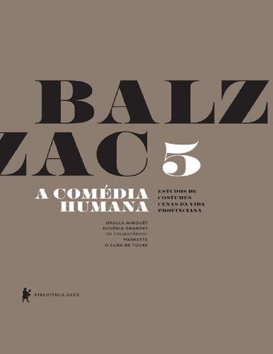 A Comédia Humana Vol. V