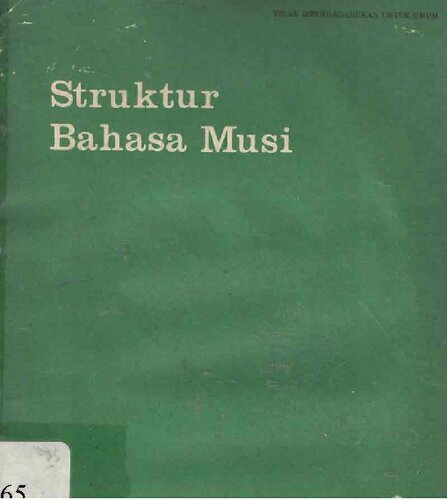 Struktur Bahasa Musi