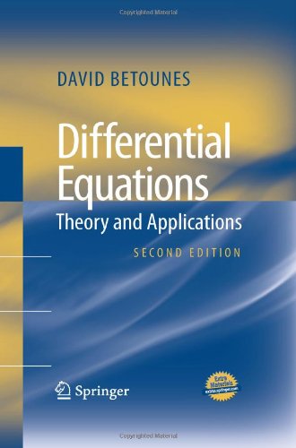 Differential equations: Theory and applications