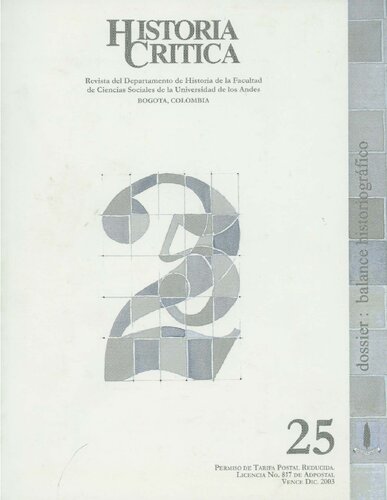 Historia Crítica 25