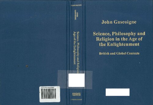 Science, Philosophy and Religion in the Age of the Enlightenment: British and Global Contexts
