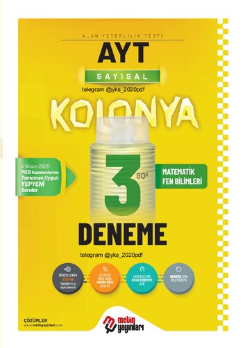 AYT Sayısal Kolonya Denemeleri