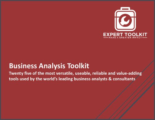 The Business Analysis Toolkit