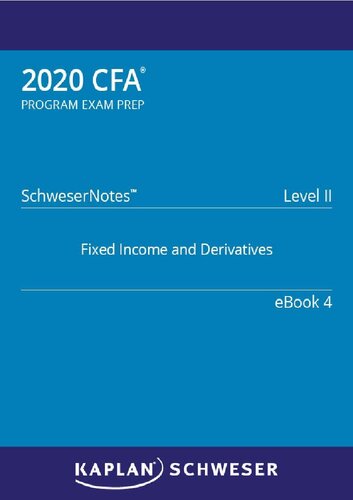 2020 CFA Level II Schweser Notes eBook 4
