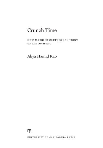 Crunch Time : How Married Couples Confront Unemployment