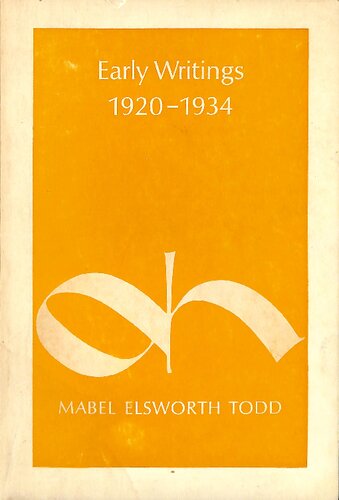 Early Writings, 1920-1934