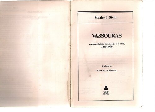 Vassouras: um município brasileiro do café, 1850-1900