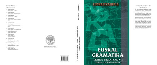 Euskal gramatika. Lehen urratsak-VII (Perpaus jokatugabeak)