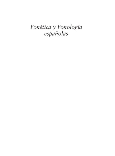 Fonética y fonología españolas