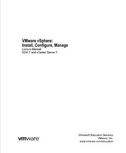 VMware vSphere: Install, Configure, Manage v7.0
