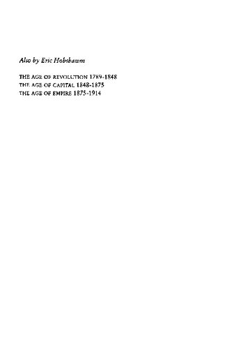 Age of Extremes: The Short Twentieth Century, 1914-1991