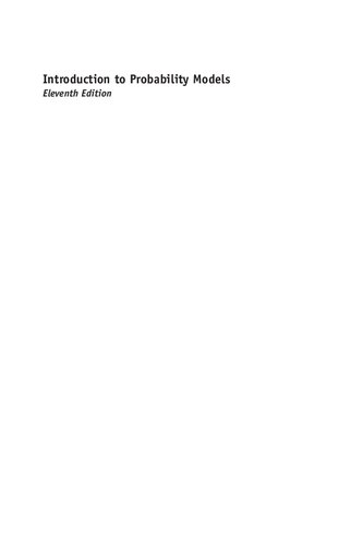 Introduction to Probability Models