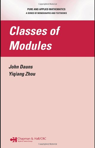 Classes of modules