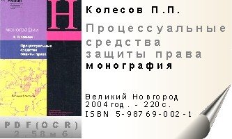 Процессуальные средства защиты права