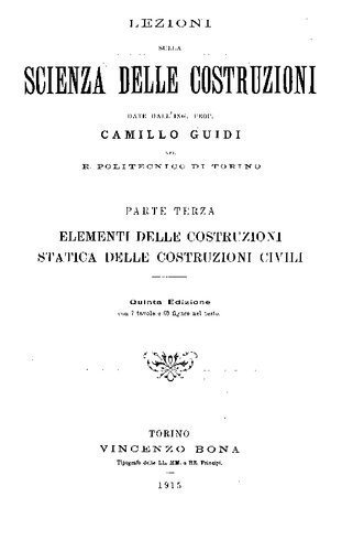 Scienza delle Costruzioni