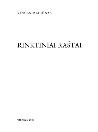 Rinktiniai raštai