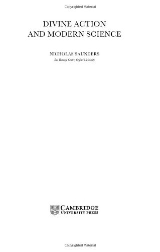 Divine Action and Modern Science