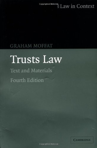 Trusts Law: Text and Materials (Law in Context)