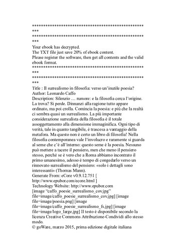 Il surrealismo in filosofia: verso uninutile poesia?