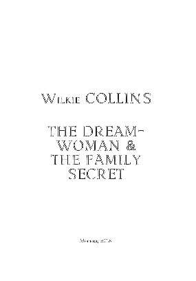 The Dream-Woman & The Family Secret