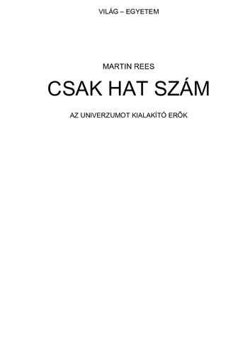 Csak hat szám